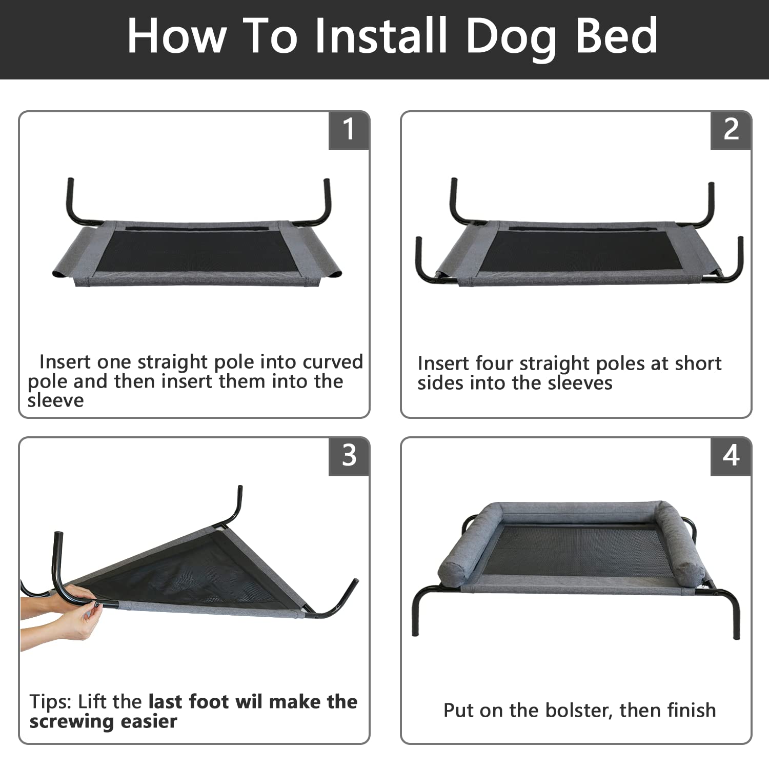 PETIME outdoor setup with dog on bed demonstrates portability and travel-ready design.