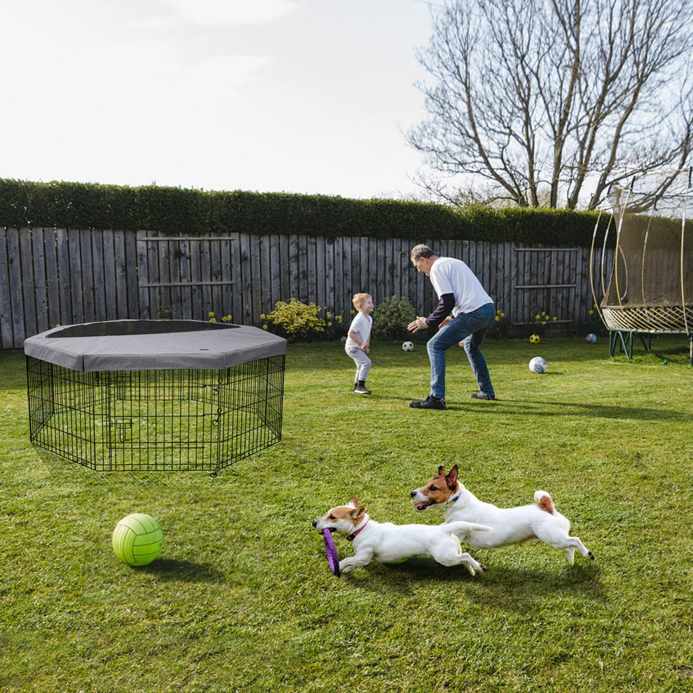 PETIME versatile metal pen supports multiple shapes for indoor or outdoor layouts.