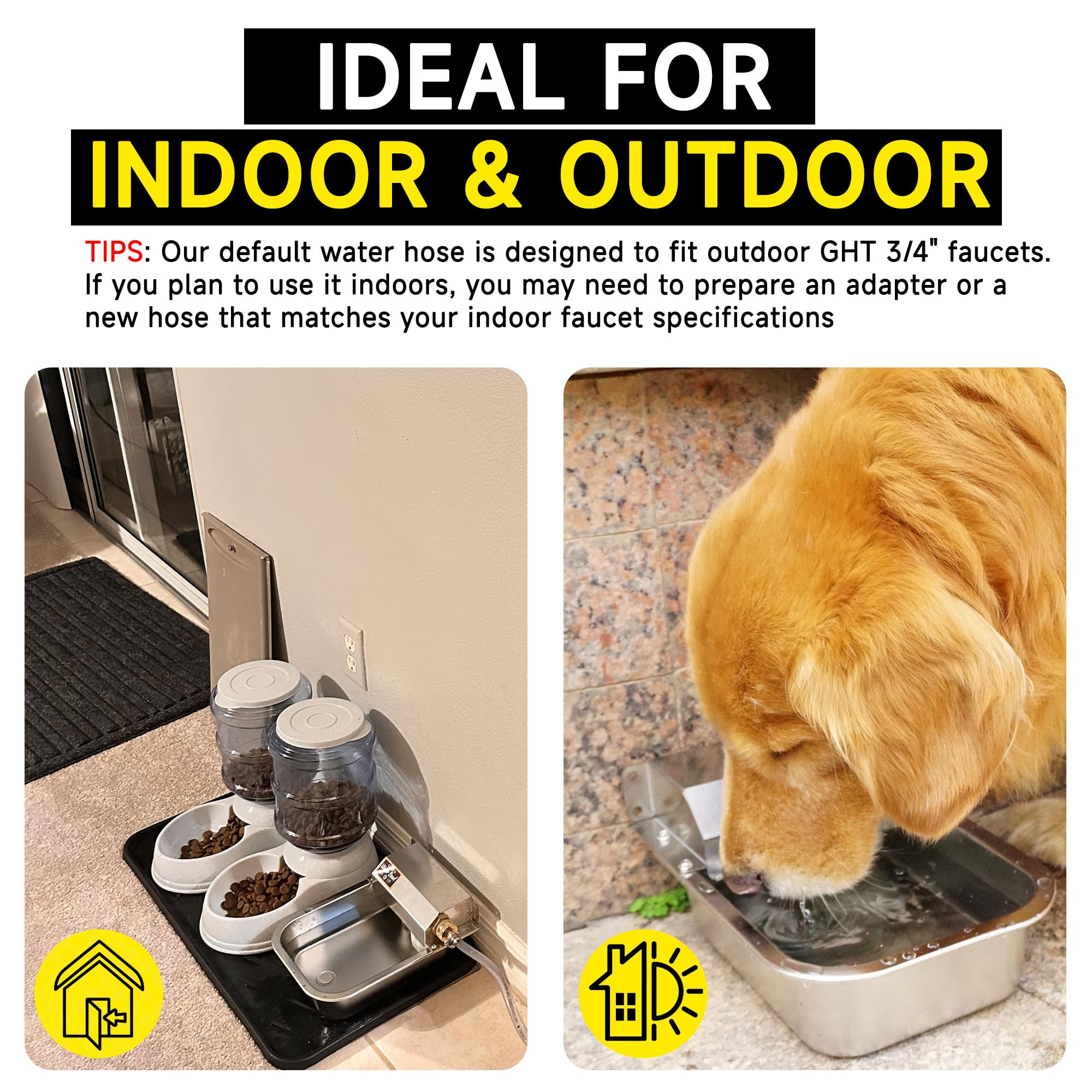 PETIMI in-use with dogs and multiple pets at a shared water station