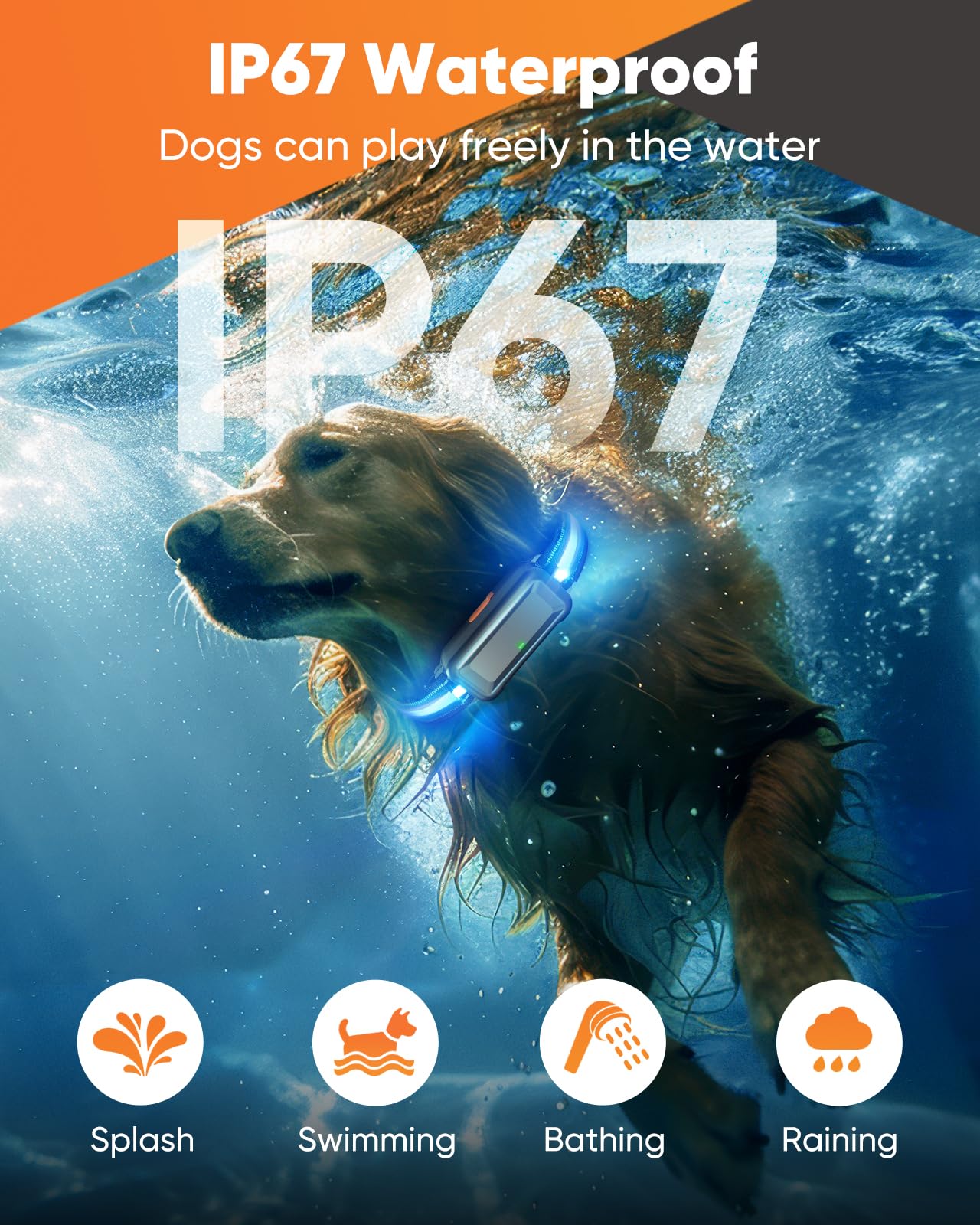 PETINBOX adjustable-collar-fit accommodates dogs from 8 to 120 pounds.
