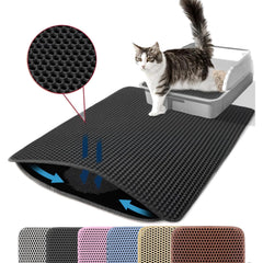 Petinstinct Jumbo Cat Litter Mat 46x26 front view shows wide coverage for cleaner floors.
