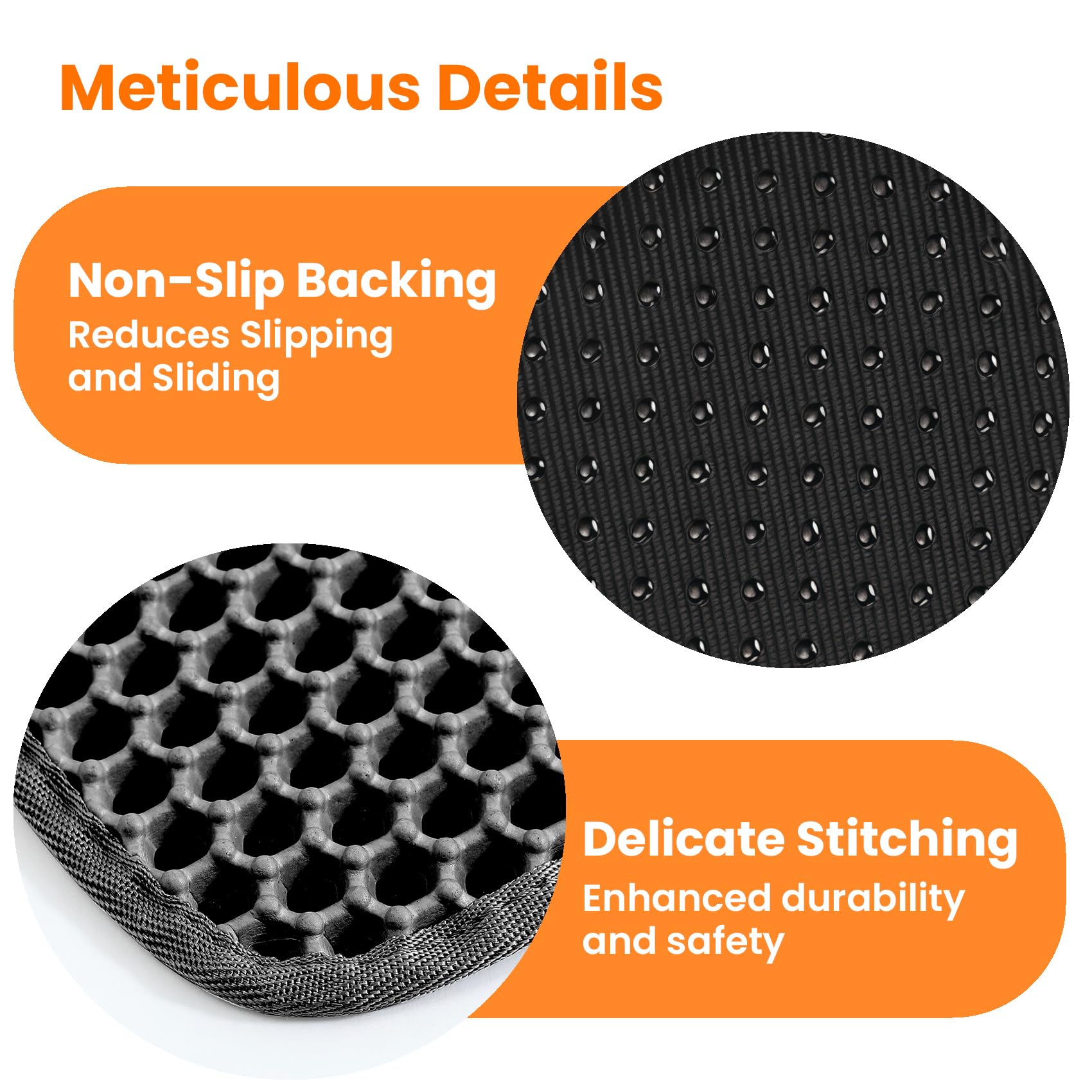 Petinstinct Jumbo Cat Litter Mat plush-feel surface enhances pet comfort.