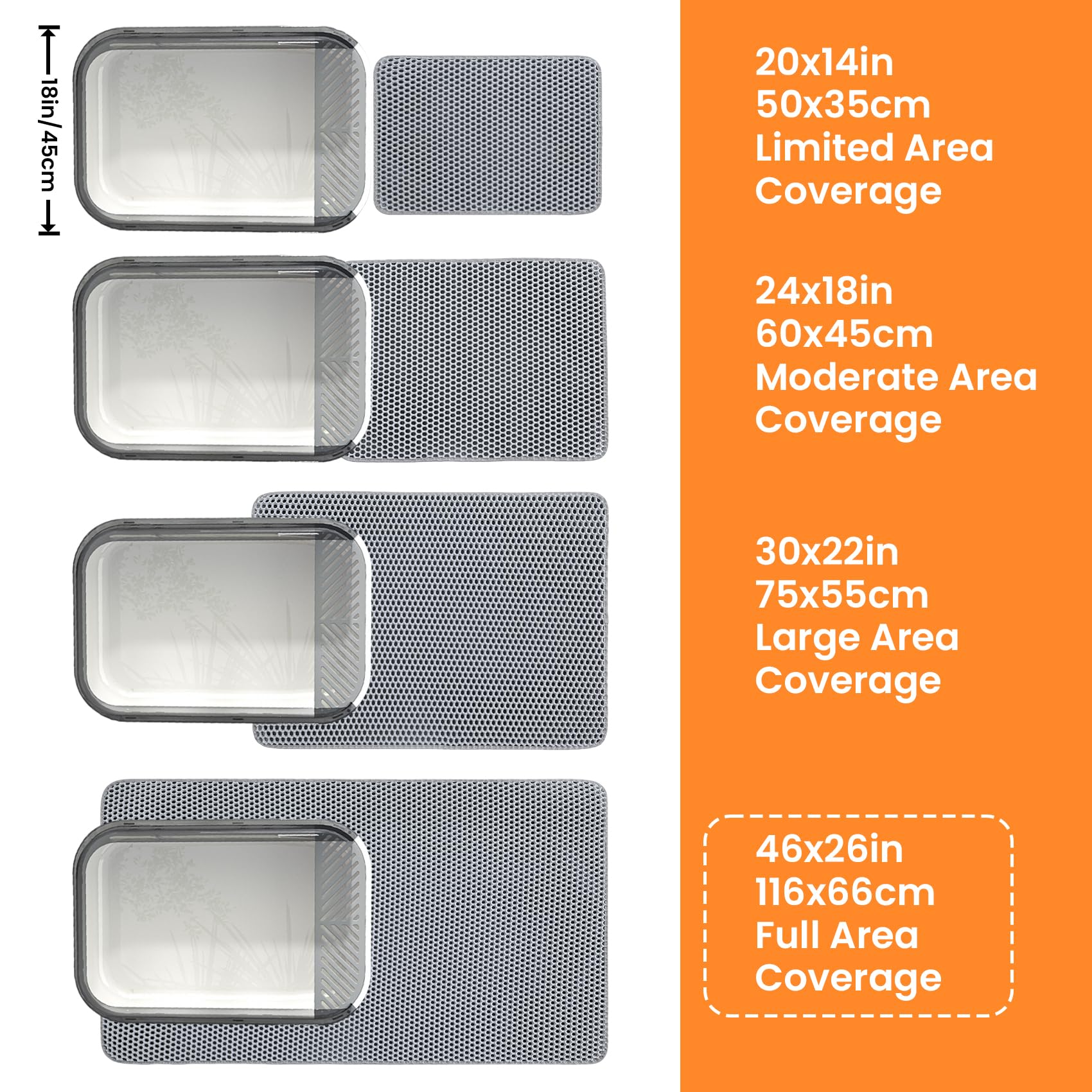 Petinstinct Jumbo Litter Mat safety-focused design supports durable use