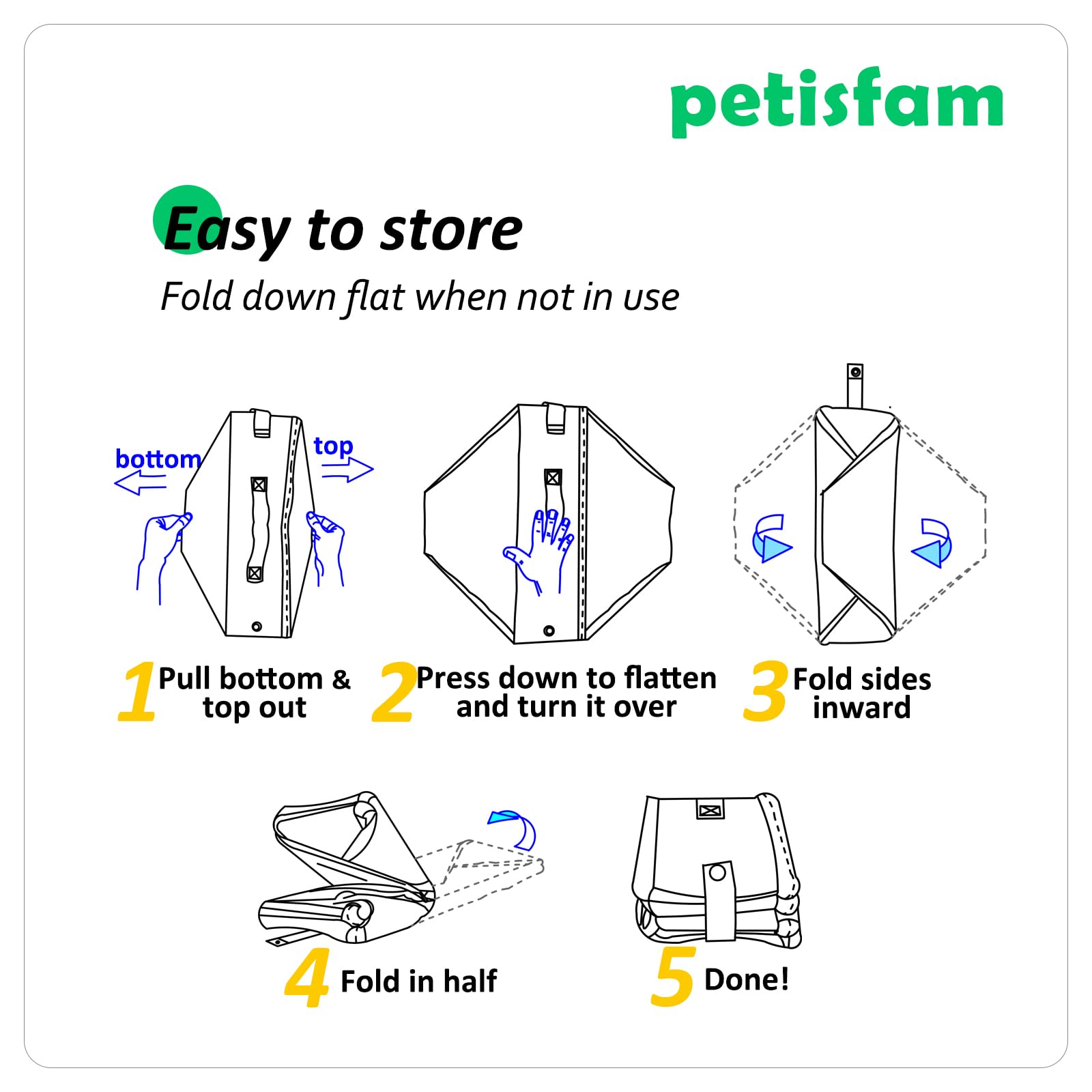 Petisfam spacious interior supports comfortable bathroom breaks.