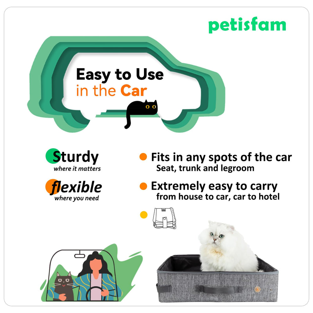 Petisfam multi-use travel bag doubles as storage or a cozy bed.