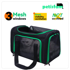 petisfam Quick-in Carrier multiple doors for easy access from any side