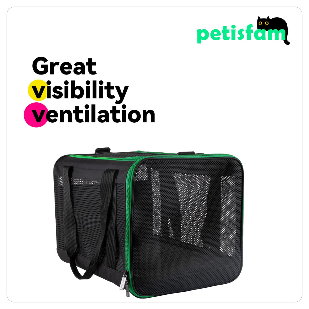 petisfam Quick-in Cat Carrier removable washable bed for comfort and cleaning