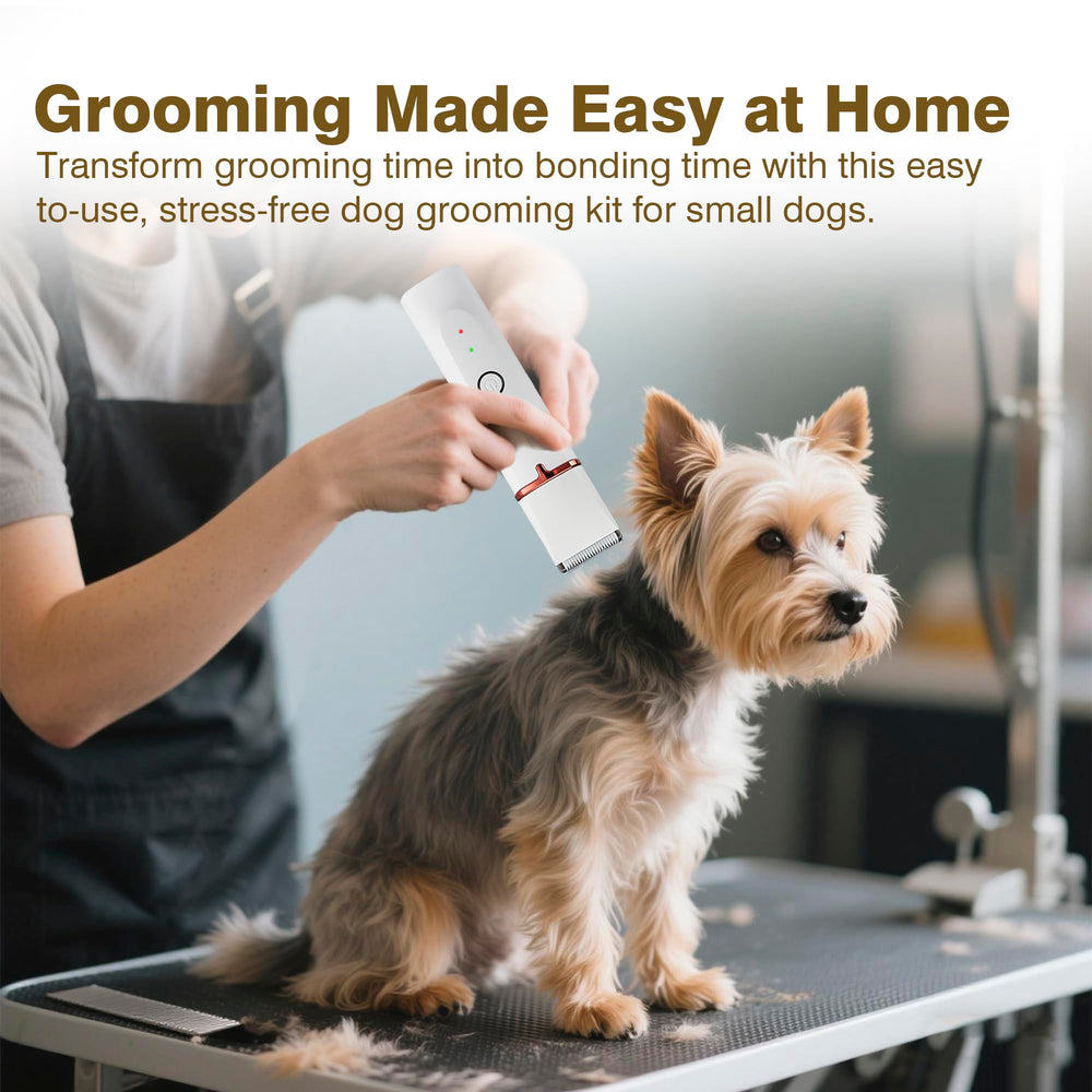 Petium paw trimmer in use — precise trimming around paw pads.