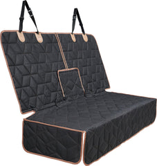 Petiza dog car seat cover back seat assembly shows full coverage and secure fit for any car