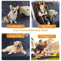 Petiza flip-console design protects console while granting easy access to middle armrest