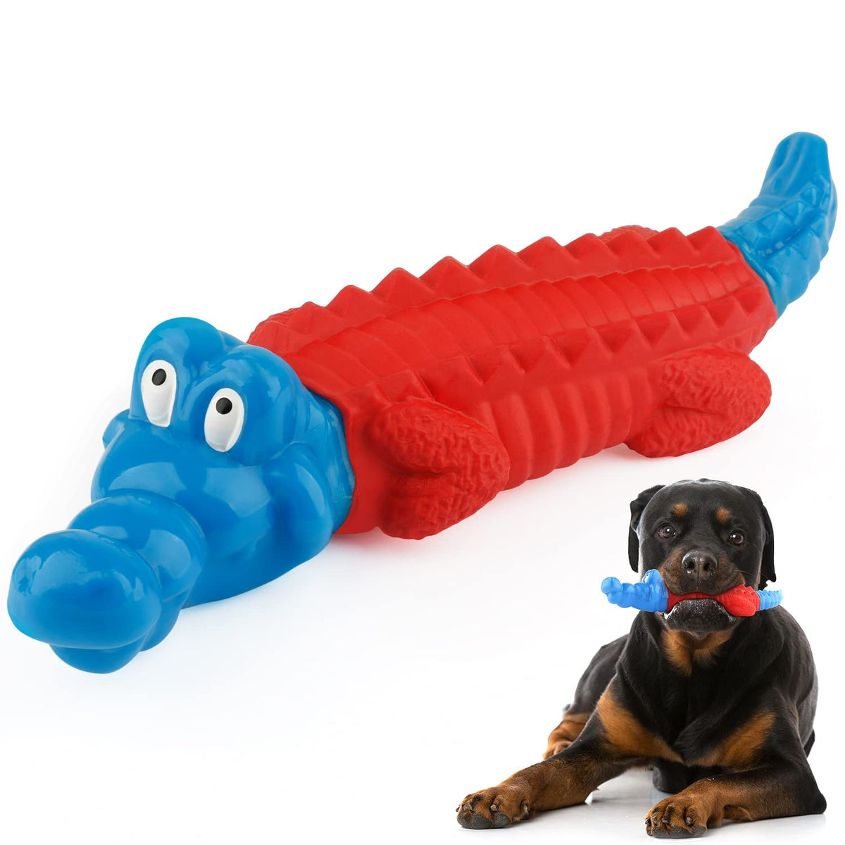 Petizer alligator durable-nylon chew: rugged toy built for aggressive chewers.