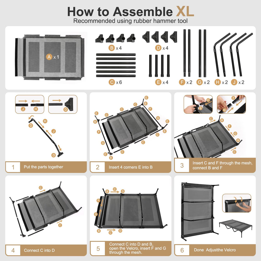 Petizer easy-assembly design helps quick setup for camping and travel