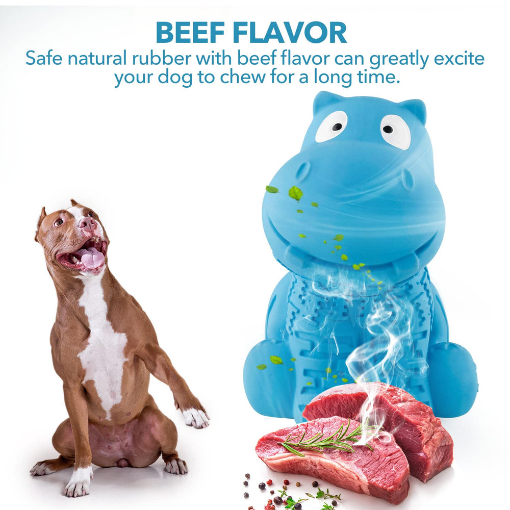 Petizer juguete con sabor a carne para perros activos y motivados.