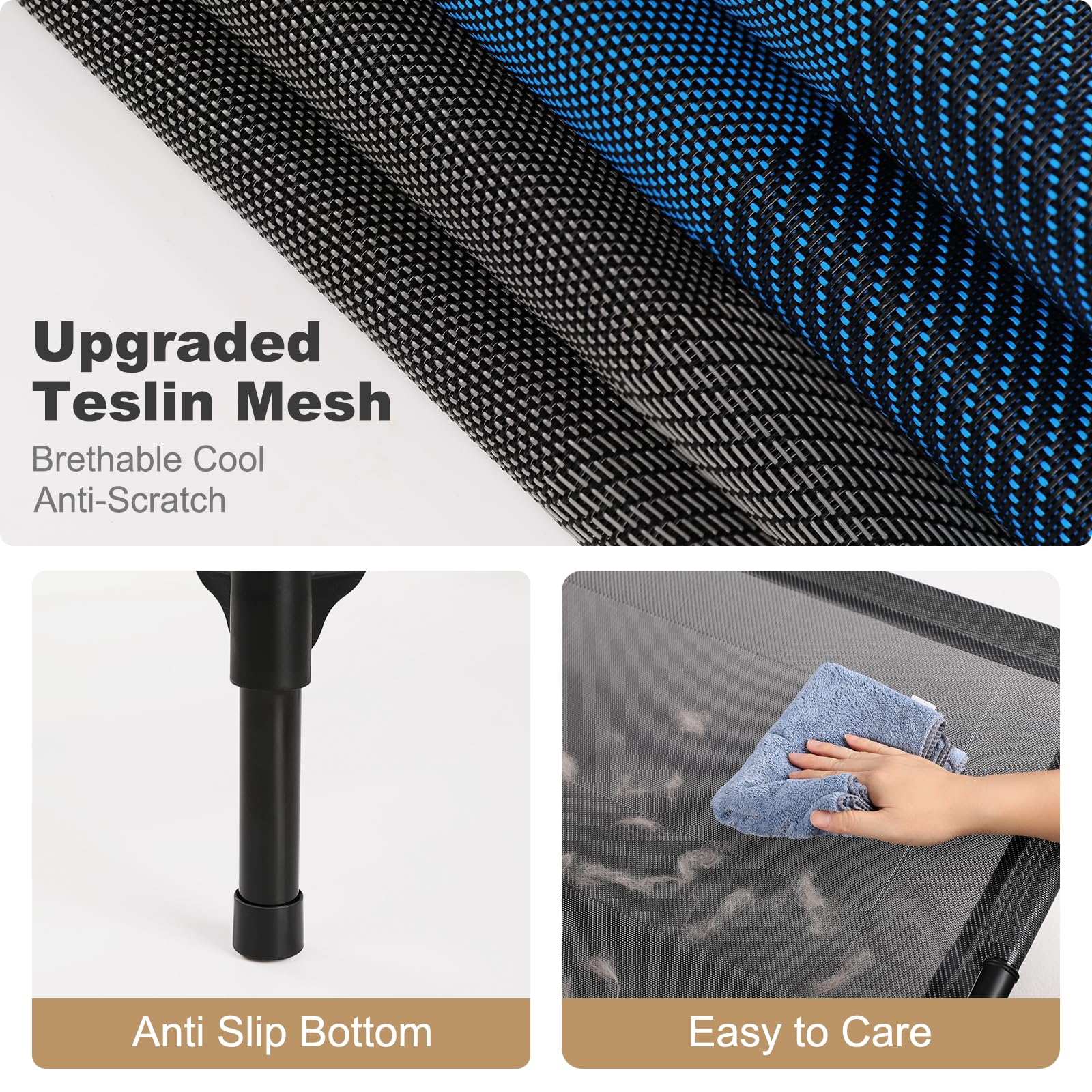 Petizer bed supports up to 200 lb for large dogs