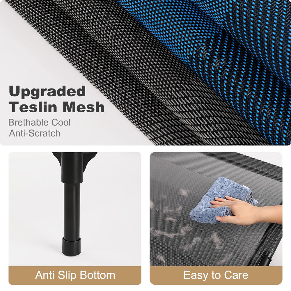 Petizer bed supports up to 200 lb for large dogs