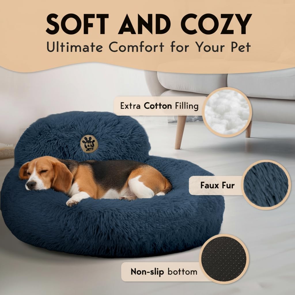 PetJett dog bed washable outer fabric for easy cleaning