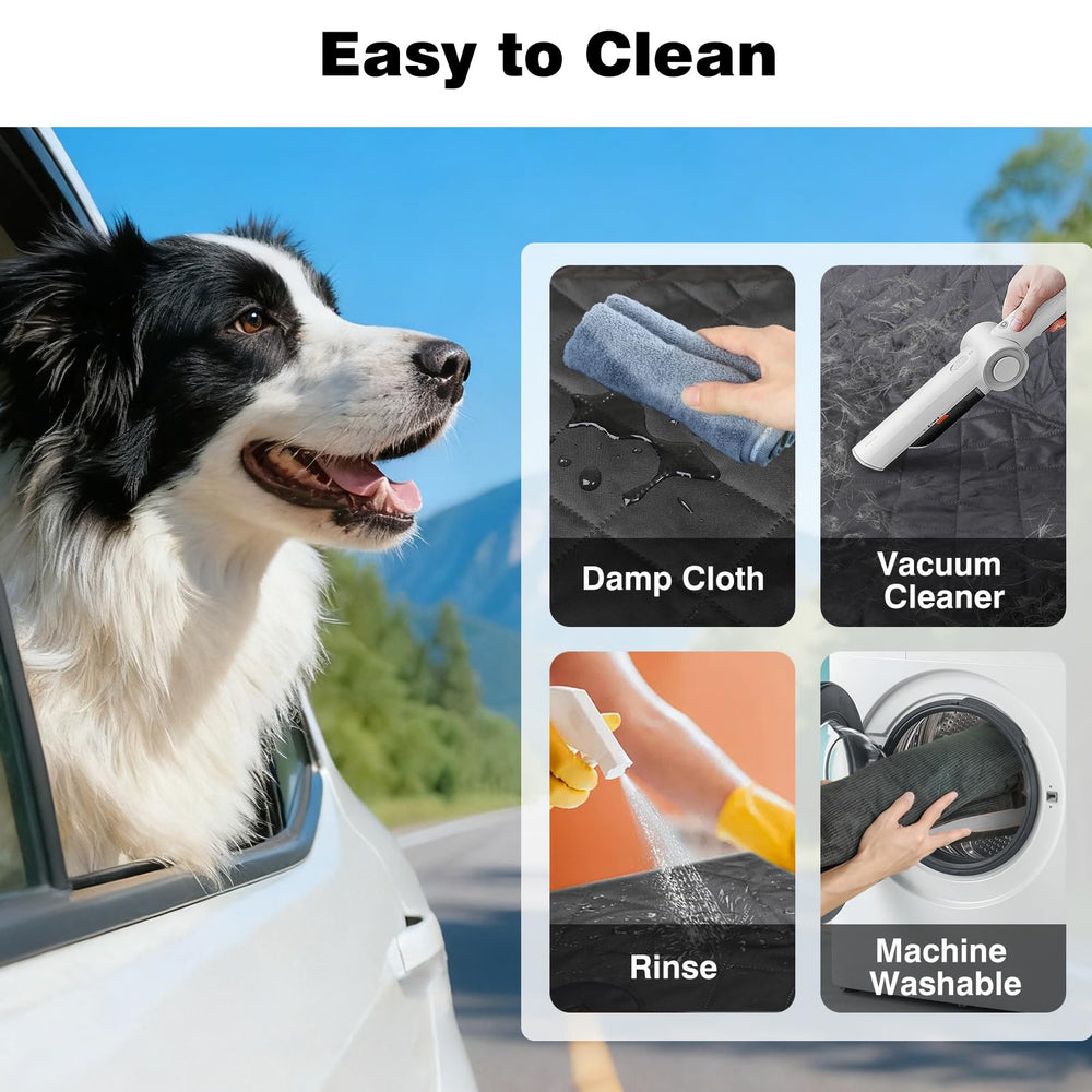 PetJoy universal fit works with sedans, SUVs, trucks, and hatchbacks