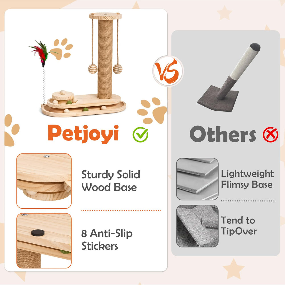 Petjoyi teasing-stick-bell teases and captures attention for hours of entertainment.