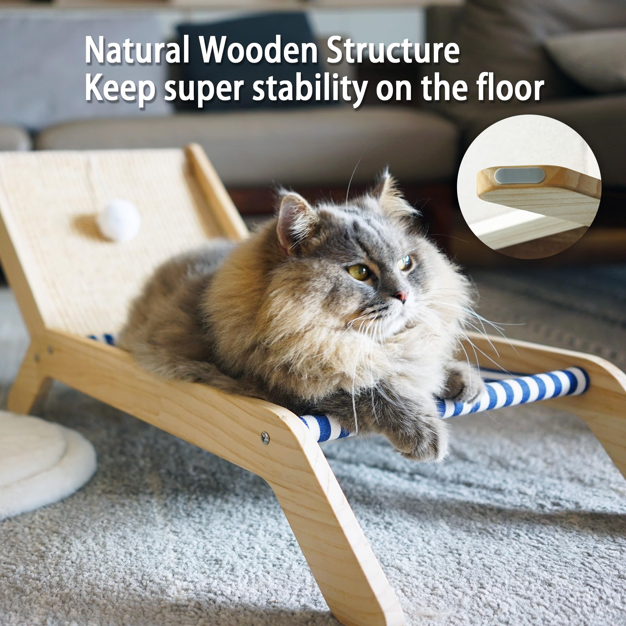 PETKARAY anti slip legs keep the unit stable during indoor play