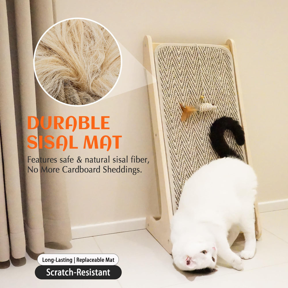 PETKARAY scratcher protects furniture by redirecting scratching behavior