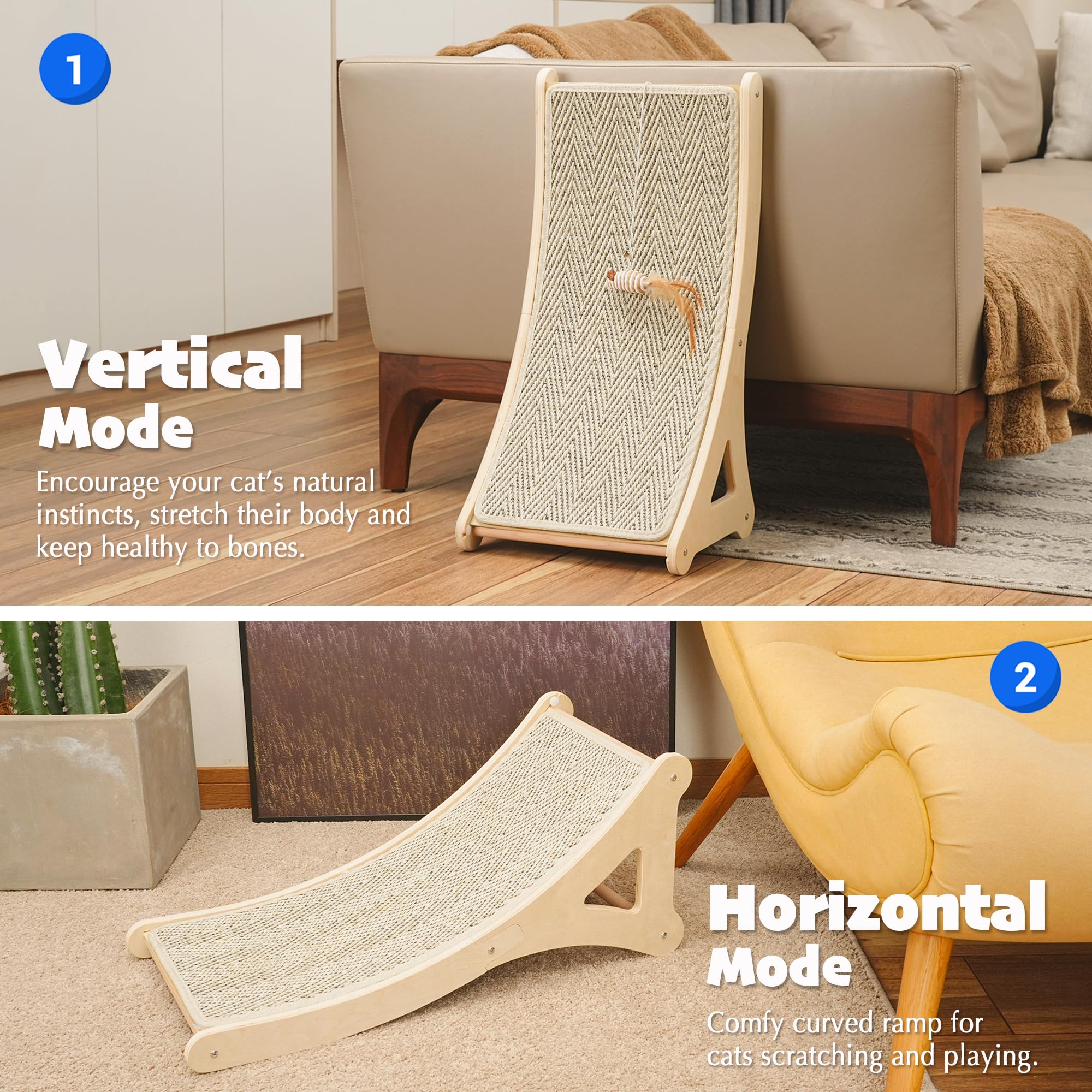 PETKARAY sisal mat close-up highlights natural material ideal for scratching