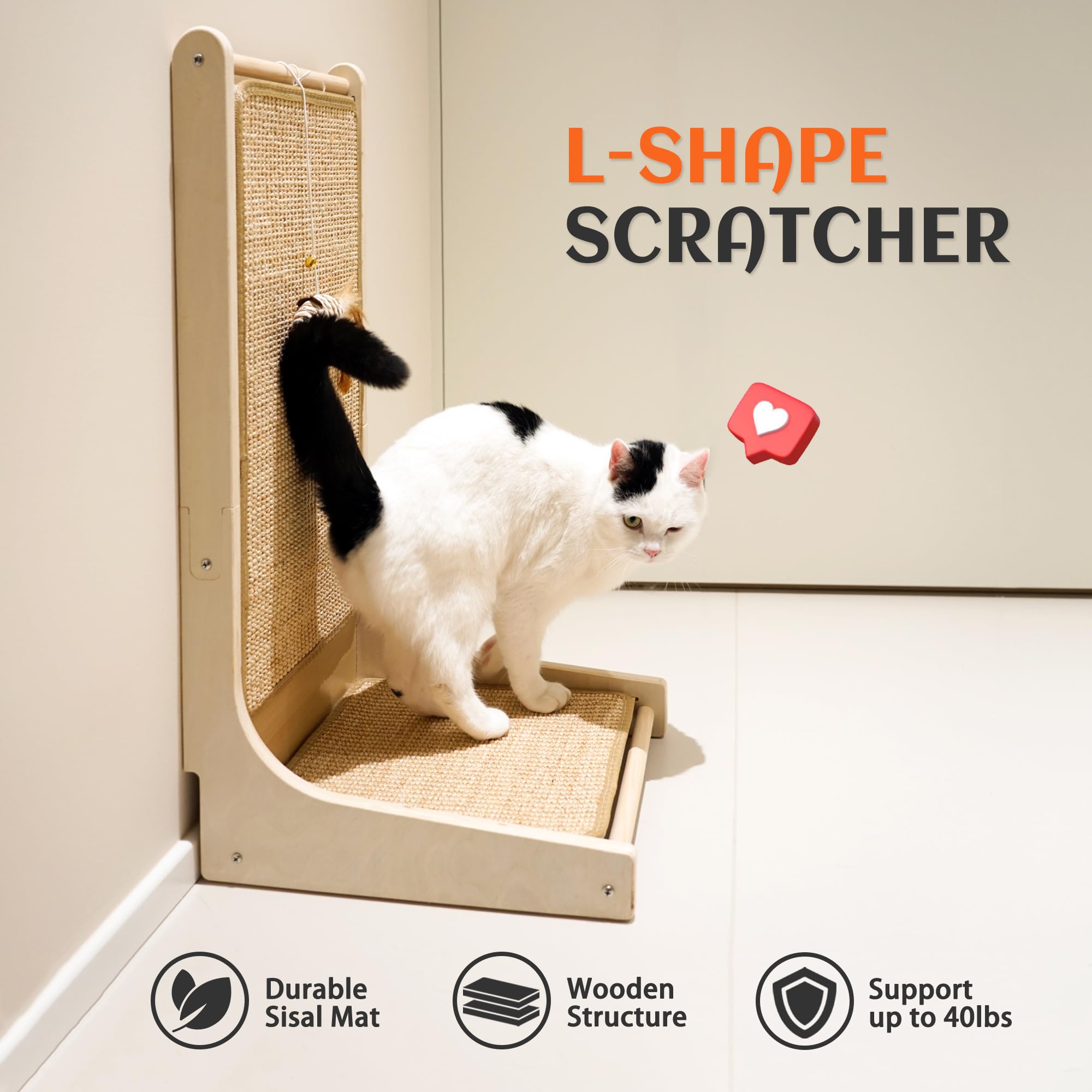 PETKARAY Feathered Mouse Toy adds interactive play during scratching sessions.