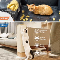 PETKARAY natural-sisal-mat provides a safe, satisfying scratch surface cats love