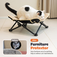 PETKARAY Natural Sisal Scratching Pad invites instinctual scratching with year-round comfort.