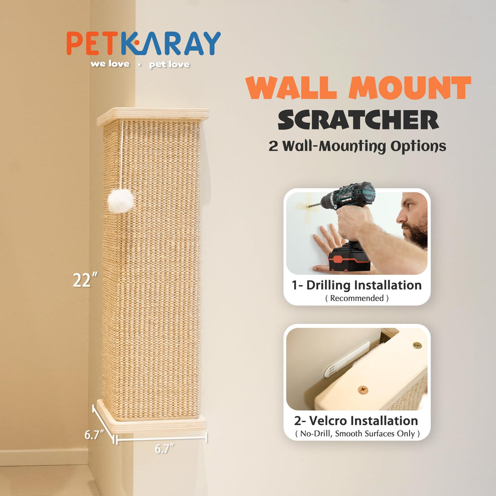 PETKARAY no-drill-velcro-attachment demonstrates damage-free installation on smooth surfaces.
