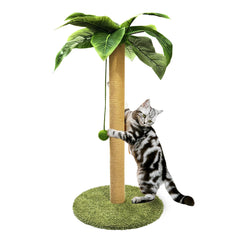 PETKARAY palm-tree post assembled for easy setup and indoor use