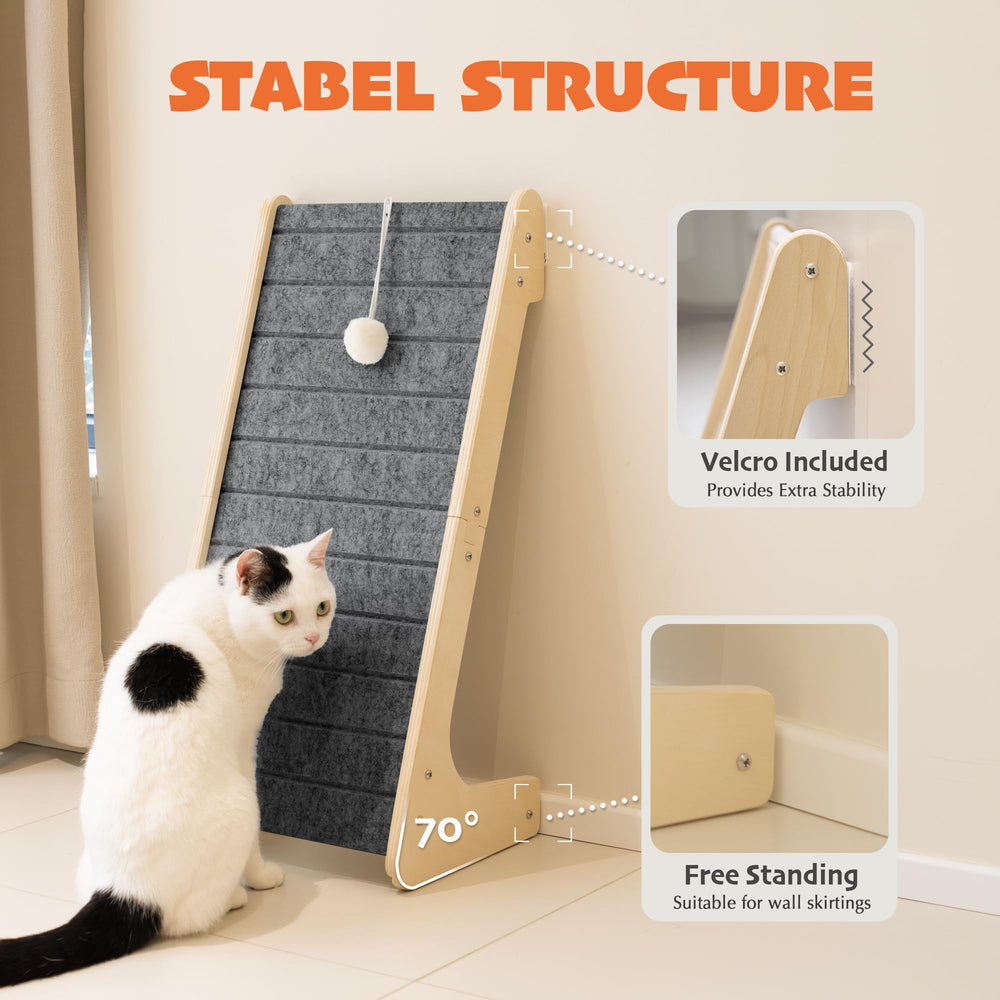 PETKARAY protects furniture by redirecting scratching toward the scratcher.