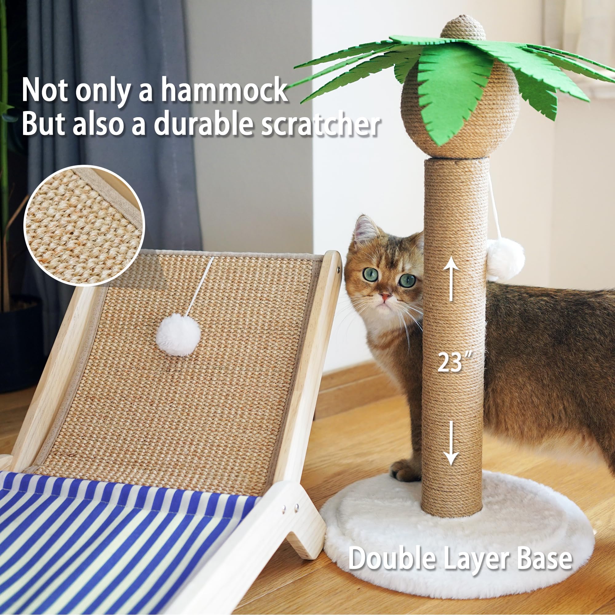 PETKARAY raised cat bed elevates naps off the floor for comfort