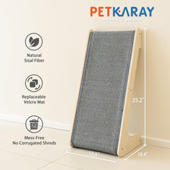PETKARAY sisal-mat close-up reveals natural fibers for long-lasting scratching.