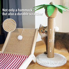 PETKARAY sisal scratcher mat extends playtime with durable, non-toxic material.
