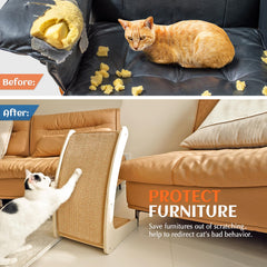 PETKARAY wooden-structure scratcher ready for easy assembly and durable use