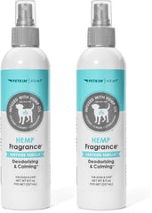 Petkin Hemp Fragrance bottle-front for easy home use with pets.