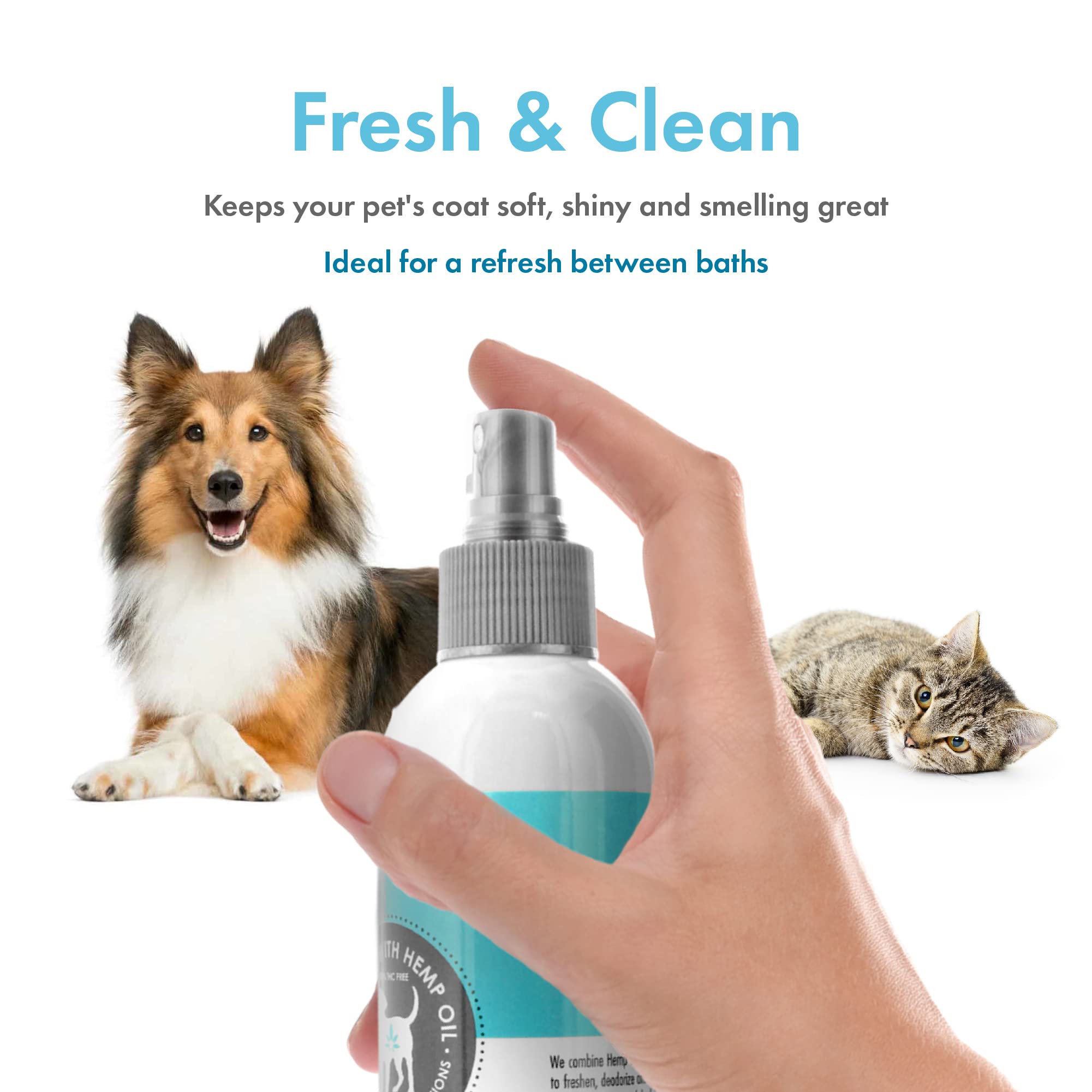 Petkin Hemp Fragrance sprayer-action shows simple daily use.
