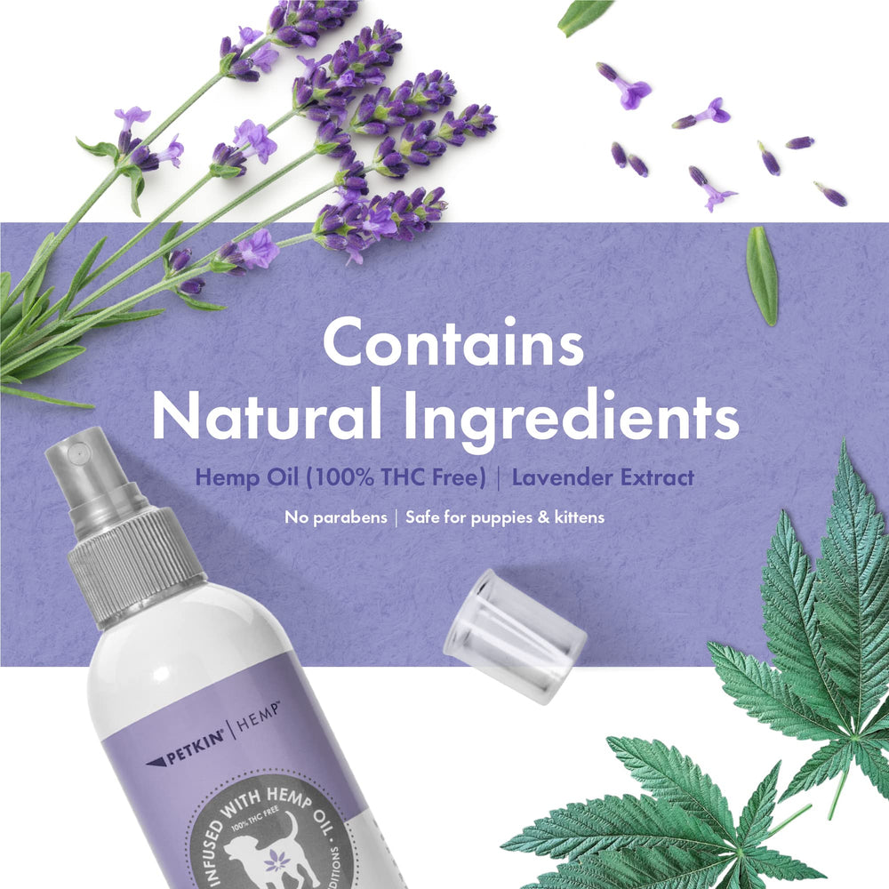 Petkin Hemp Fragrance travel-ready spray for on-the-go freshness
