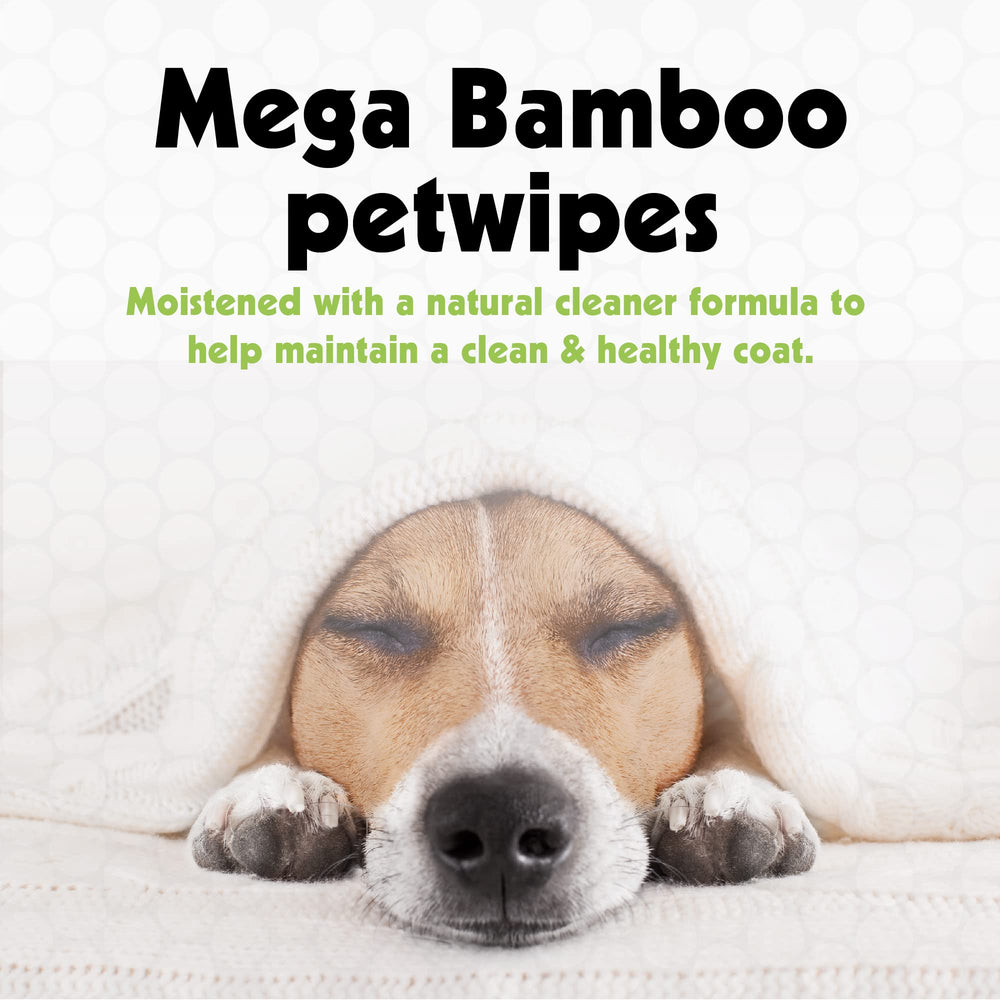 Petkin Mega PetWipes dogs cats face cleaning with gentle formula around eyes.