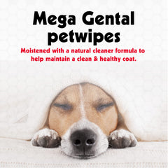 Petkin Mega PetWipes eyes-ears area for safe wipe around sensitive spots