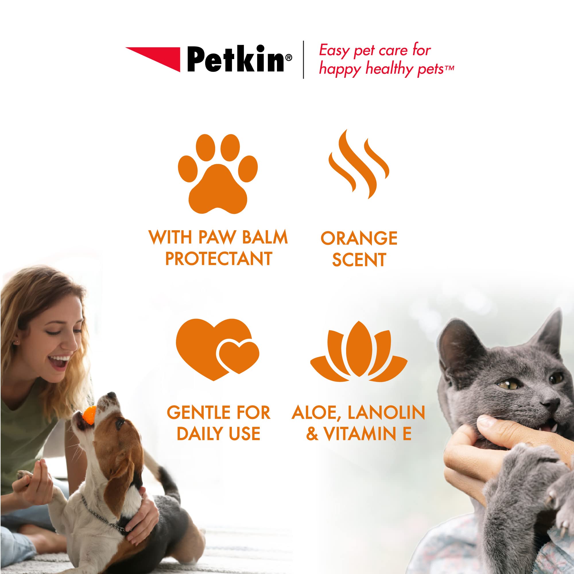 Petkin paw wipes after-walk use for muddy paws and quick cleanup