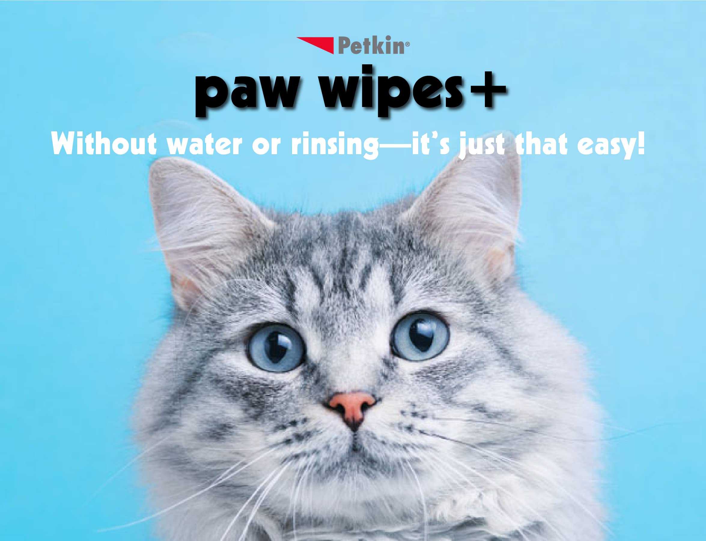 Petkin Paw Wipes Plus paw balm protectant supports healthier-looking paws.