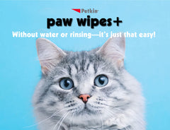 Petkin Paw Wipes Plus paw balm protectant supports healthier-looking paws.