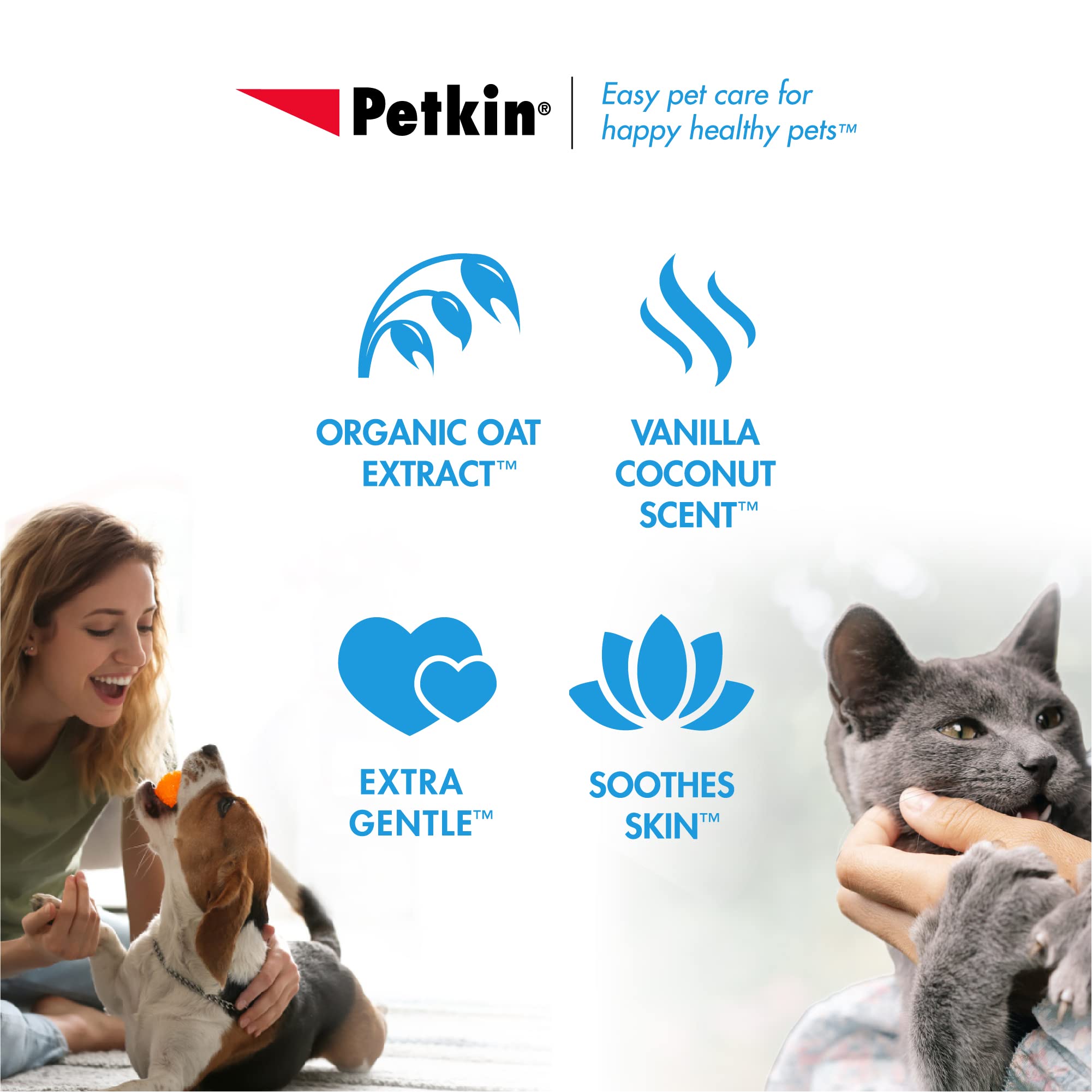 Petkin Pet Wipes cleaning a muddy paw after a walk