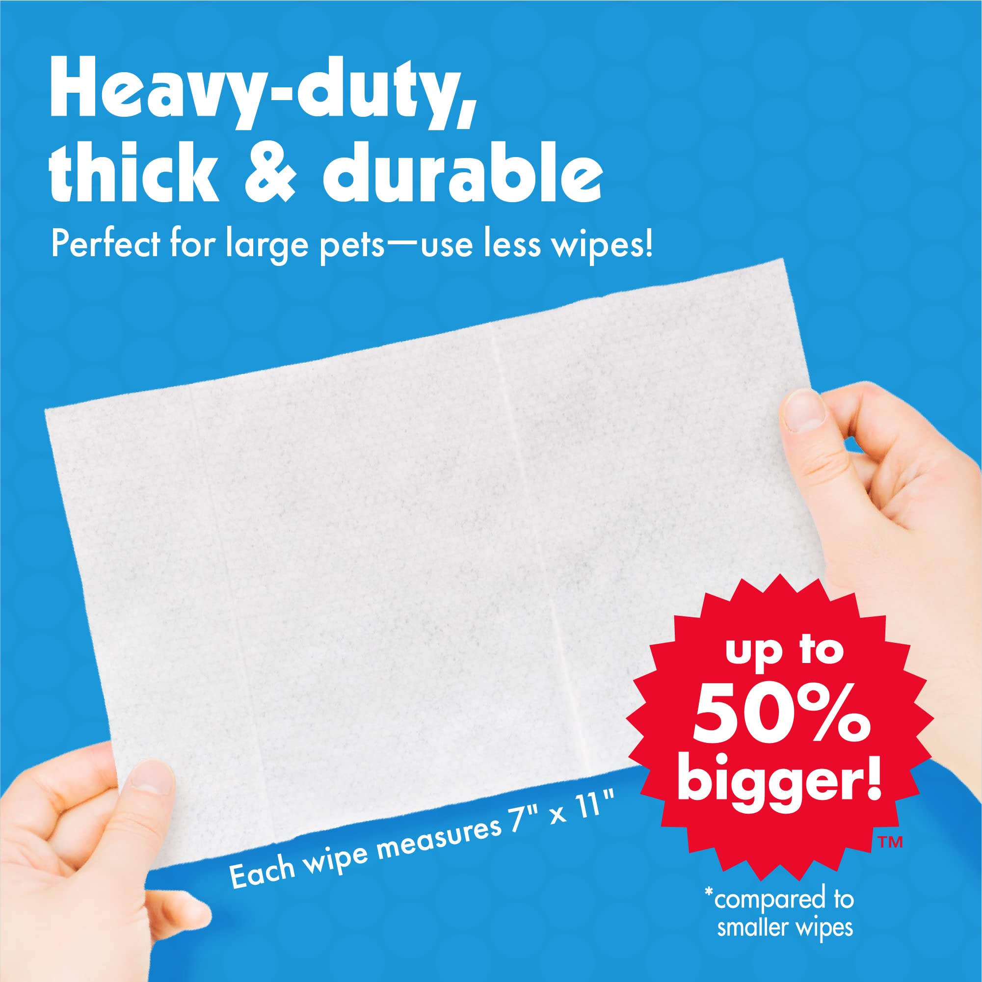 Petkin Pet Wipes used on a muddy coat after outdoor activity