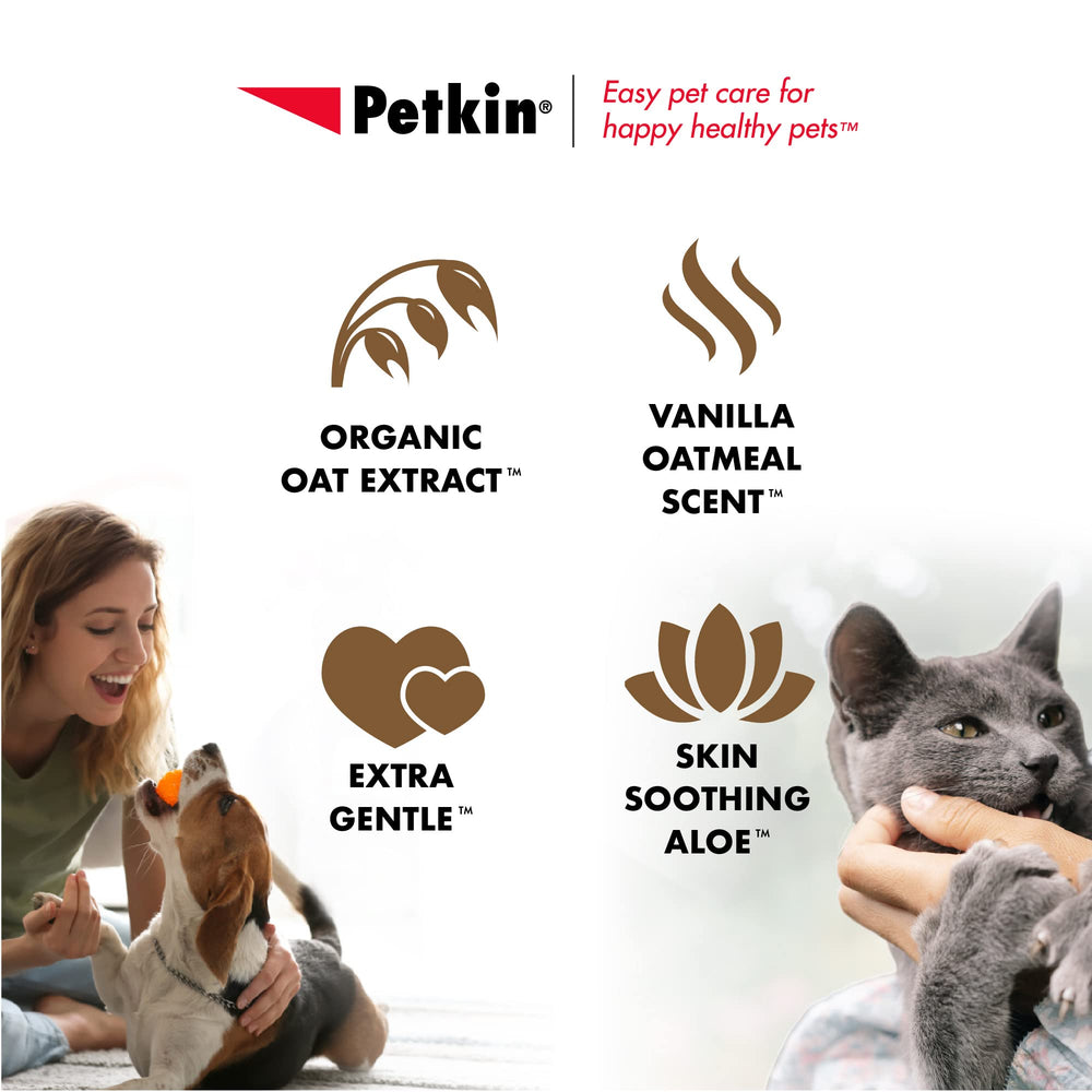 Paws after muddy walk cleaned with Petkin wipes, convenient in cold weather.