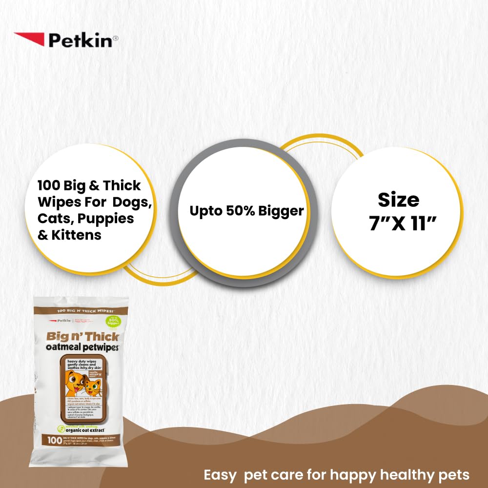 Petkin toallitas para patas y cuerpo, sin necesidad de agua