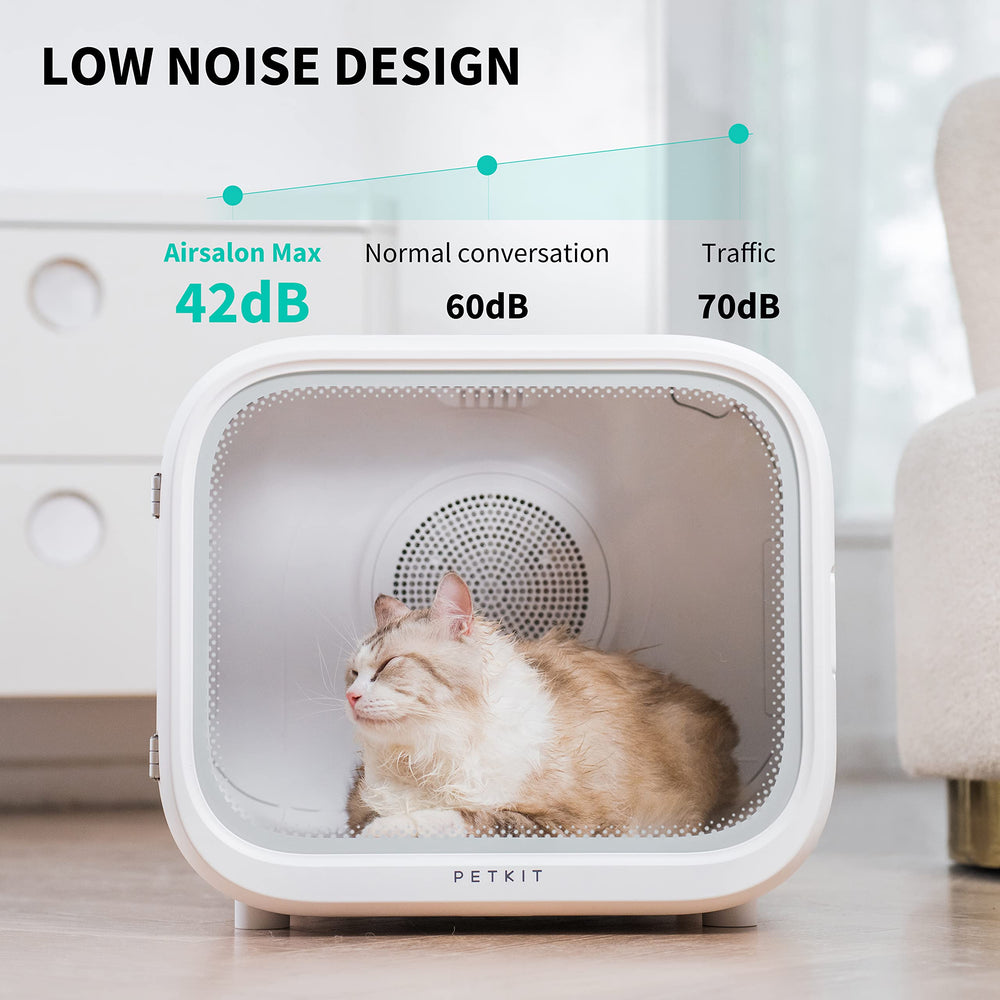 PETKIT AIRSALON MAX large-capacity 60L supports larger pets during grooming sessions