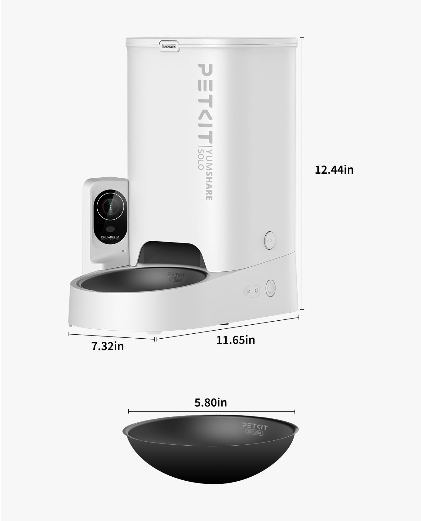 PETKIT anti-blockage design ensures smooth dispensing of every meal.