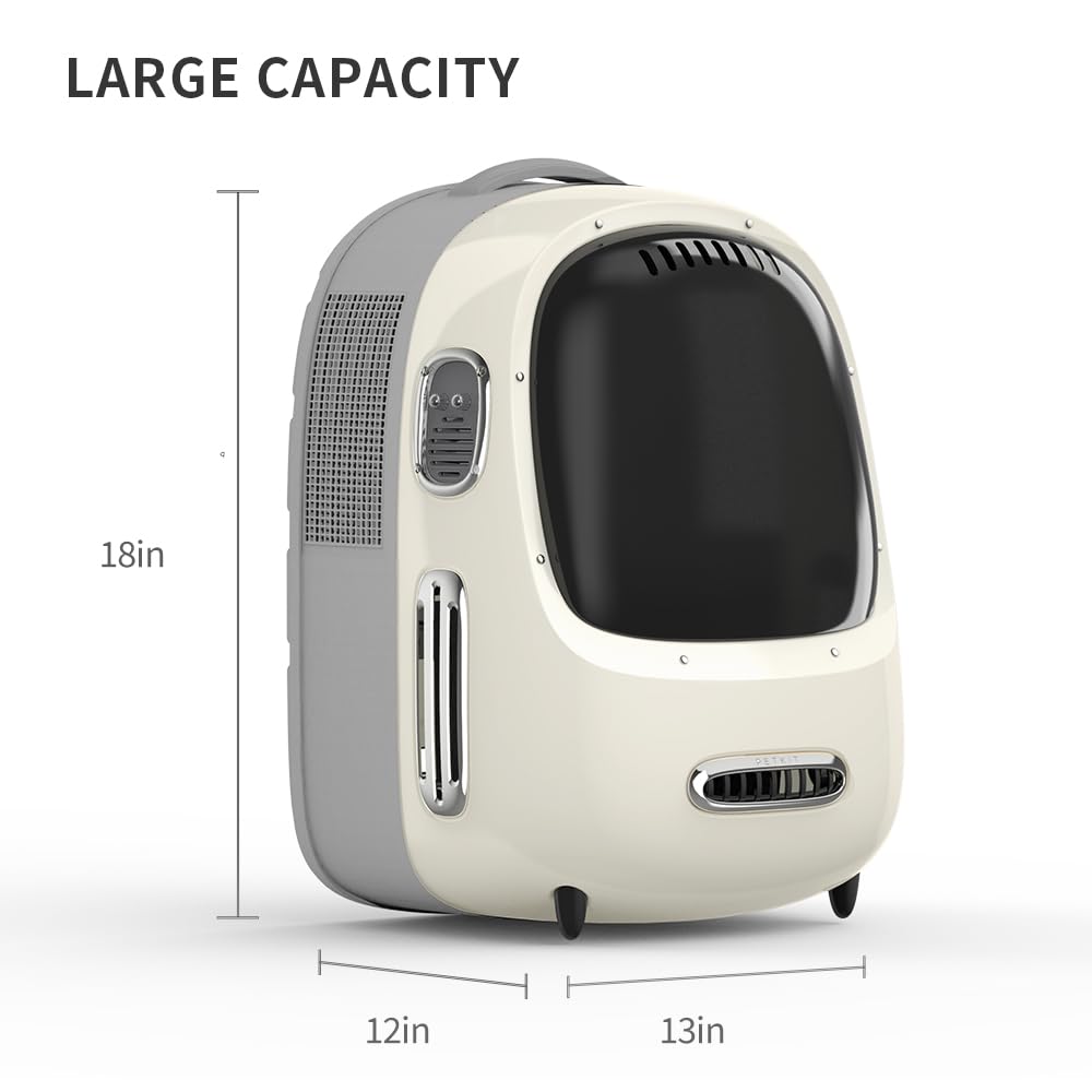 PETKIT cat backpack detachable design allows easy cleaning